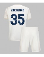 Nottingham Forest Oleksandr Zinchenko #35 Bortedraktsett Barn 2025-26 Korte ermer (+ bukser)